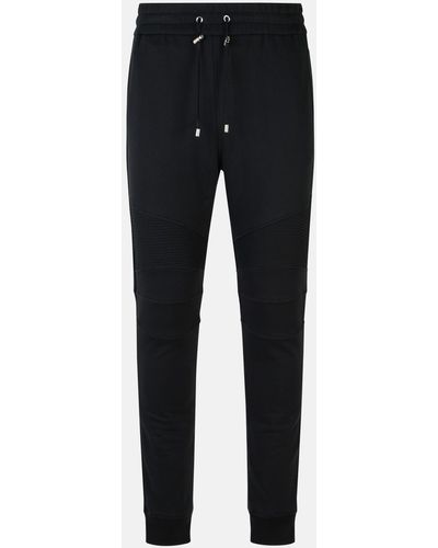 Balmain 'jogger' Cotton Pants - Black