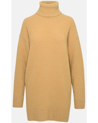 Sportmax Wool And Angora Unghia Sweater - Natural