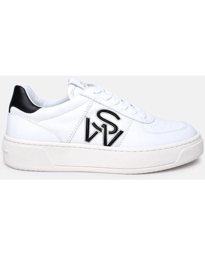 Stuart Weitzman Sneaker With Logo - White