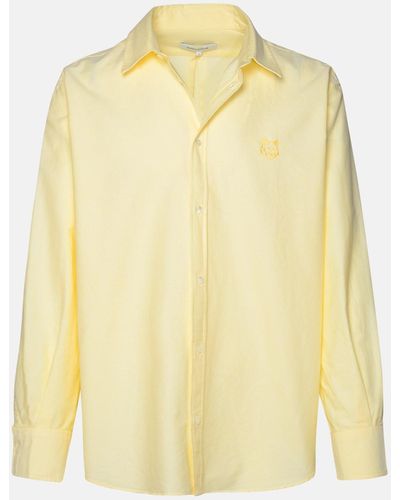 Maison Kitsuné Maison Kitsuné Cotton Shirt - Yellow