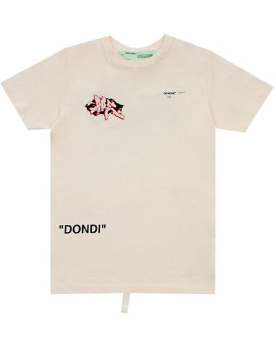Off-White c/o Virgil Abloh T-shirt Dondi Graffiti Slim - Multicolor