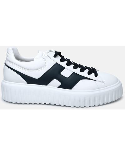 Hogan Leather Sneakers - Blue