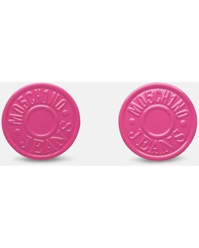 Moschino Jeans Polyester Blend Earrings - Pink