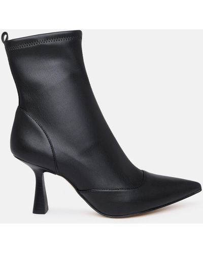 MICHAEL Michael Kors Clara Leather Ankle Boots - Black