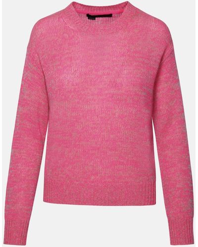 360cashmere 'michelle' Cashmere Fuchsia Sweater - Pink