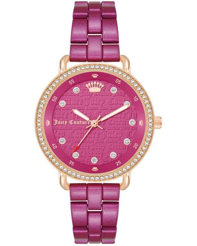 Juicy Couture Women's 26mm JC1236RGST Stainless Steel Bracelet Watch - Rose  Gold | Catch.com.au