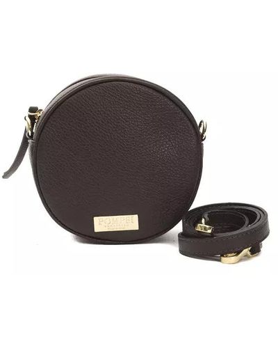 Pompei Donatella Blue Leather Women Crossbody Bag main image 0