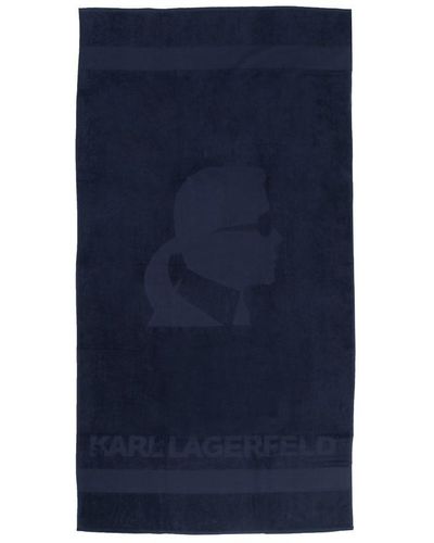 Karl Lagerfeld Beach Towels - Blue