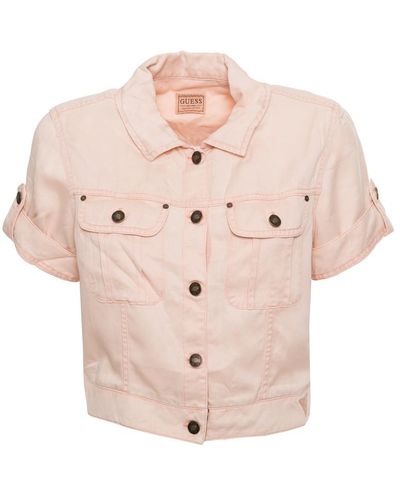 Guess Coats & Jackets - Pink