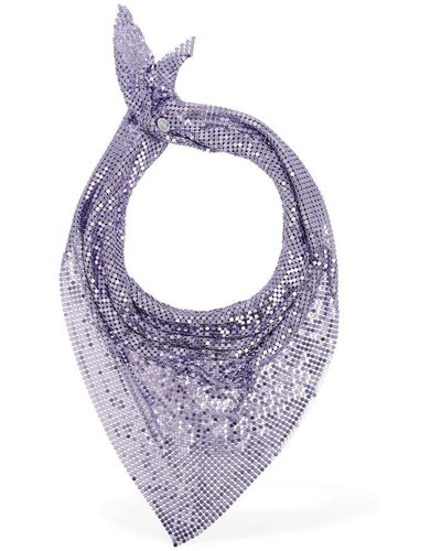 Rabanne Pixel mesh scarf - Viola