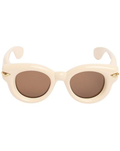 Loewe Inflated Round Sunglasses - Natural
