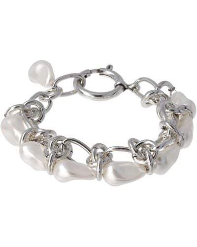 Isabel Marant Rain Drop Chain Bracelet - White