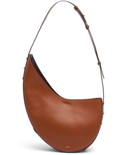 Soeur Winona Leather Shoulder Bag - Brown
