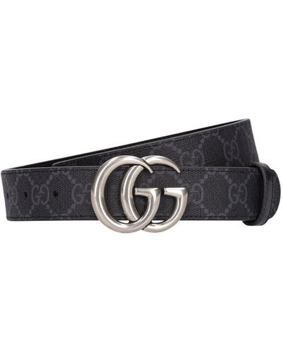Gucci 3Cm Logo Belt - White