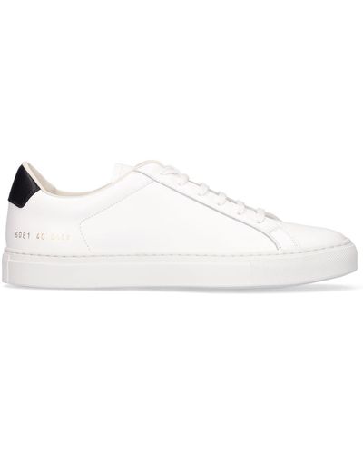 Common Projects 20mm Retro Low Leather Trainers - Natural