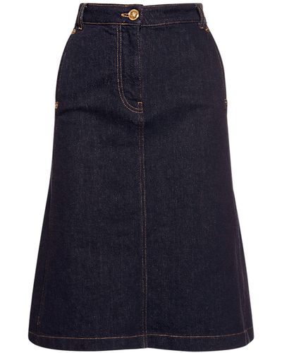 Versace Knee-length Skirt - Blue