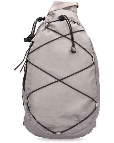 C.P. Company Nylon B Crossbody Backpack - Grey