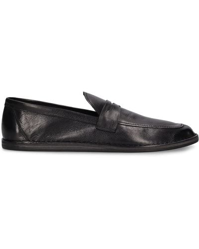 The Row Cary Loafers - Black