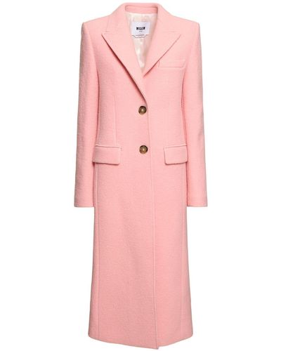 MSGM コート ピンク | Lyst