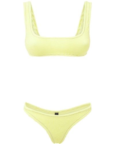 Reina Olga Ginny Scrunch Bikini Set - Yellow