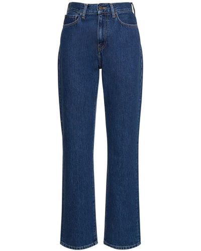 Carhartt Noxon High Waist Straight Leg Jeans - Blue
