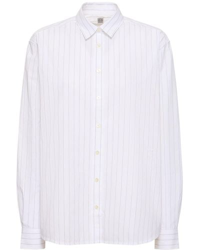 Totême Camisa de algodón - Blanco