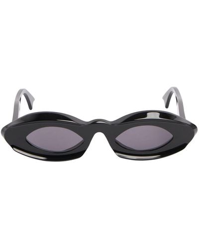 Marni Gafas de sol de acetato negro