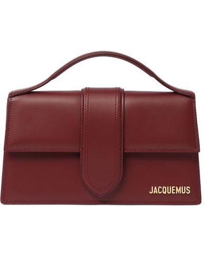 Jacquemus Le Grand Bambino Smooth Leather Bag - Purple