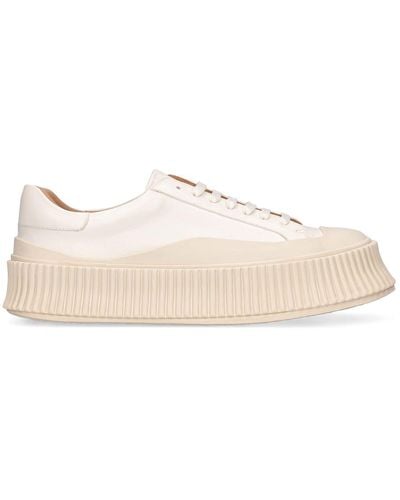 Jil Sander Sneakers de piel mm - Neutro