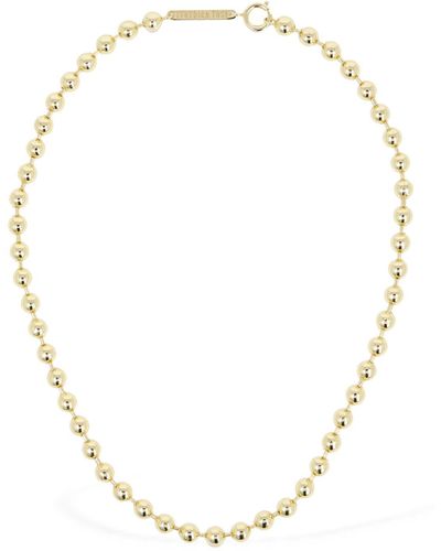FEDERICA TOSI Lace Allison Mini Chain Necklace - Natural
