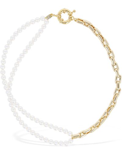 Timeless Pearly Halskette Mit Perlen - Natur