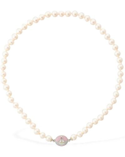 Vivienne Westwood Halskette Mit Perlenimitat "loelia" - Mehrfarbig