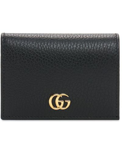 Gucci Brieftasche Aus Leder - Schwarz