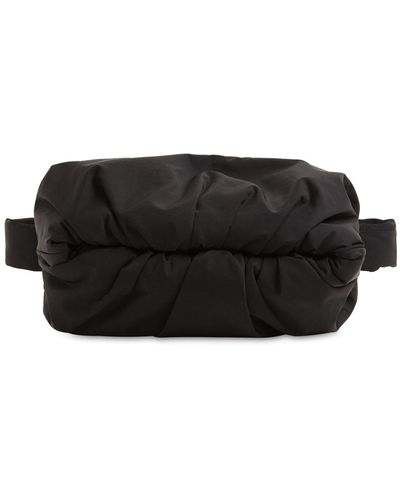 Bottega Veneta Light Nylon Crossbody Belt Bag - Black