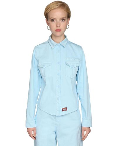 Marc Jacobs Camicia In Denim Di Cotone - Blu