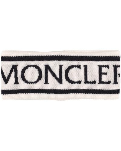 Moncler Bandeau À Logo - Noir