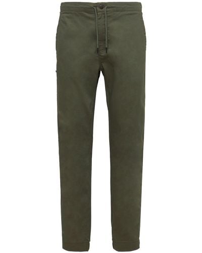 Patagonia Organic Cotton Blend Twill Travel Trousers - Green