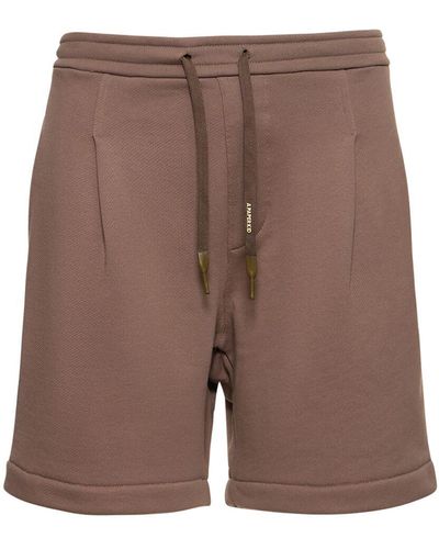 A PAPER KID Cotton Sweat Shorts - Gray