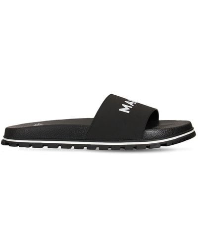 Marc Jacobs Logo Slide Sandals - Black