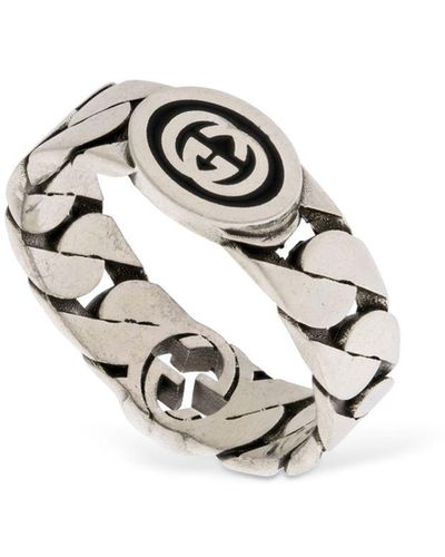 Gucci Breiter Ring "interlocking G" - Mehrfarbig