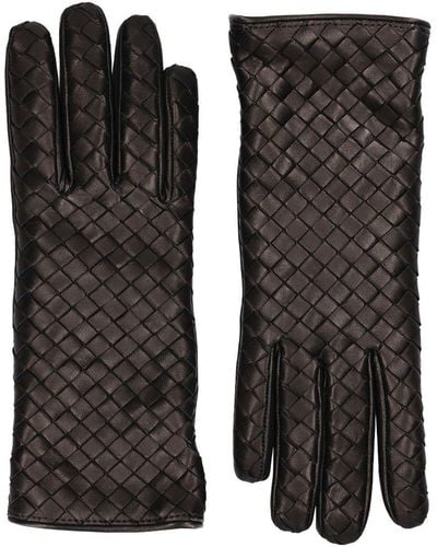 Bottega Veneta Lederhandschuhe - Schwarz