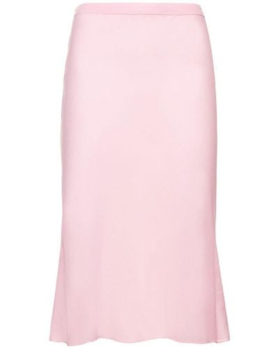 GIMAGUAS Cala Cotton Midi Skirt - Pink