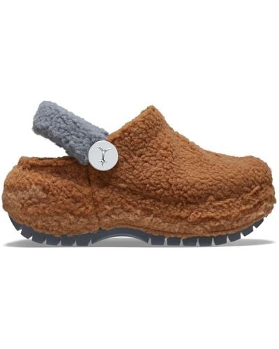 Crocs™ Lil Nas X Mega Crush Clogs Platform Shoes - Brown