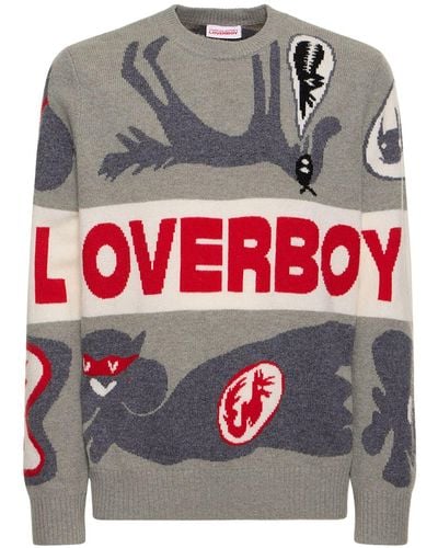 Charles Jeffrey Loverboy Logo Sweater - Gray