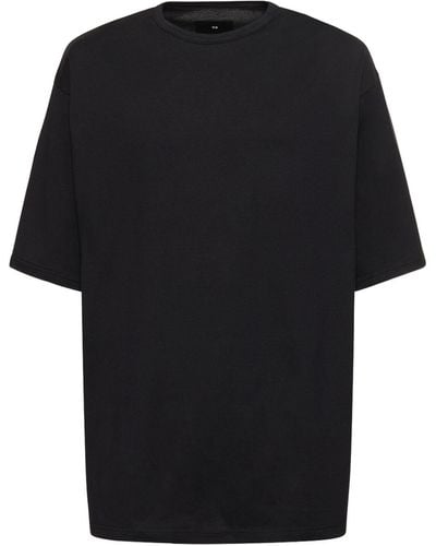 Y-3 T-shirt boxy en tissu technique à logo - Noir