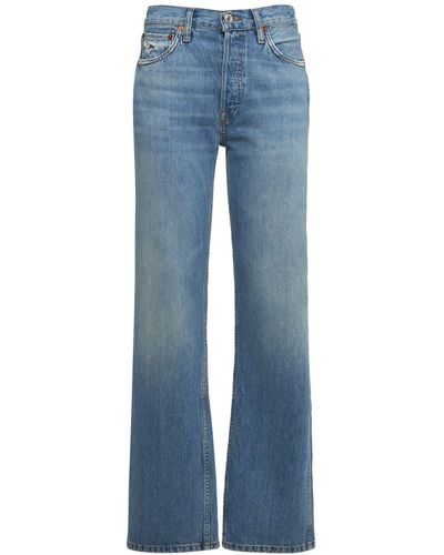 RE/DONE 90s High Rise Loose Jeans - Blue