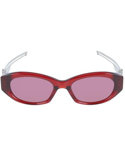 Moncler Genius Gentle Monster Swipe 2 Oval Sunglasses - Pink