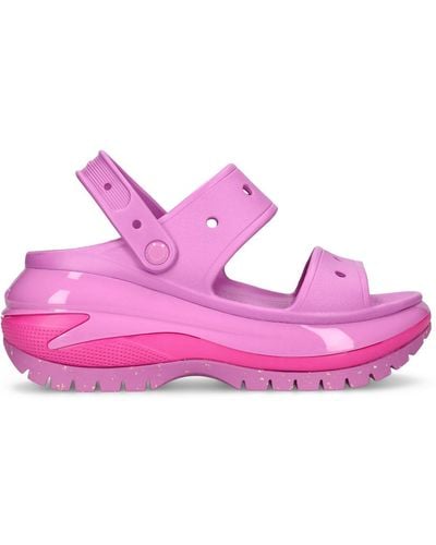 Crocs™ Classic Mega Crush Sandals - Pink