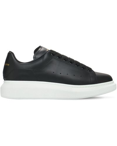 Alexander McQueen Oversize Sneakers With White Sole - Black