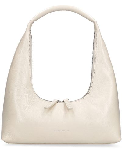 Marge Sherwood Sac porté épaule hobo en cuir - Blanc